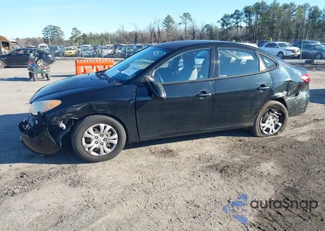 2010 Hyundai Elantra Blue from USA, damaged, VIN KMHDU4AD6AU042872